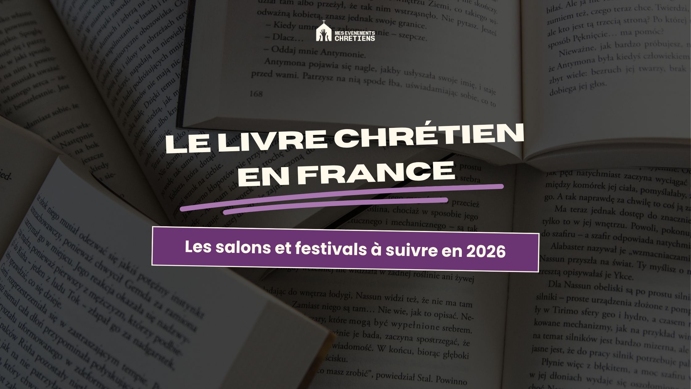 Le livre chrétien en France : les salons et festivals à suivre en 2026