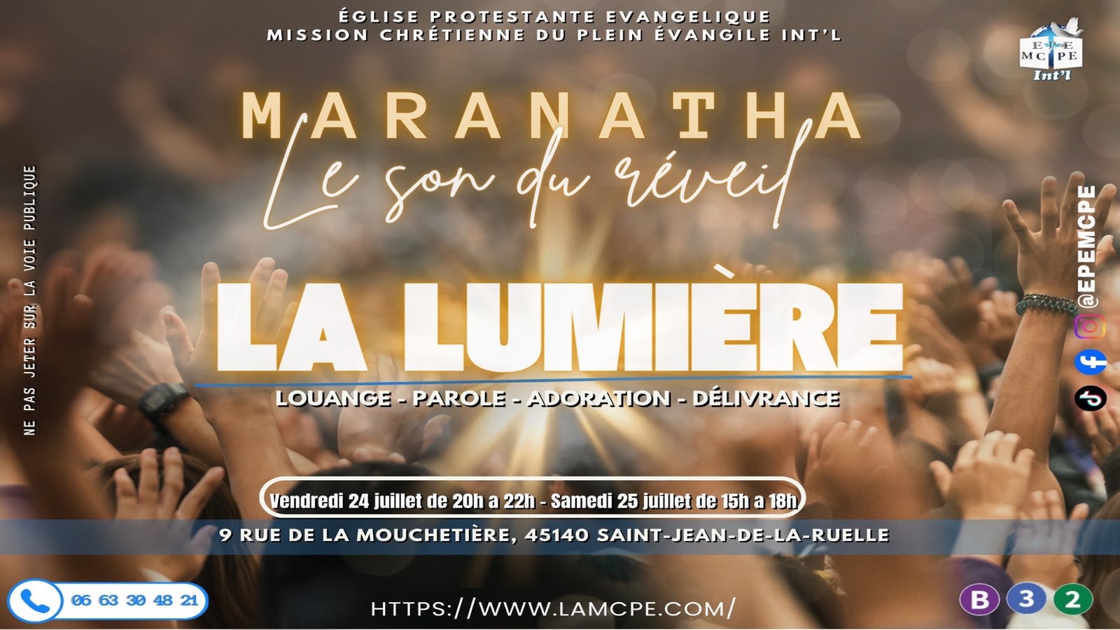 Maranatha, le son du réveil : La lumière