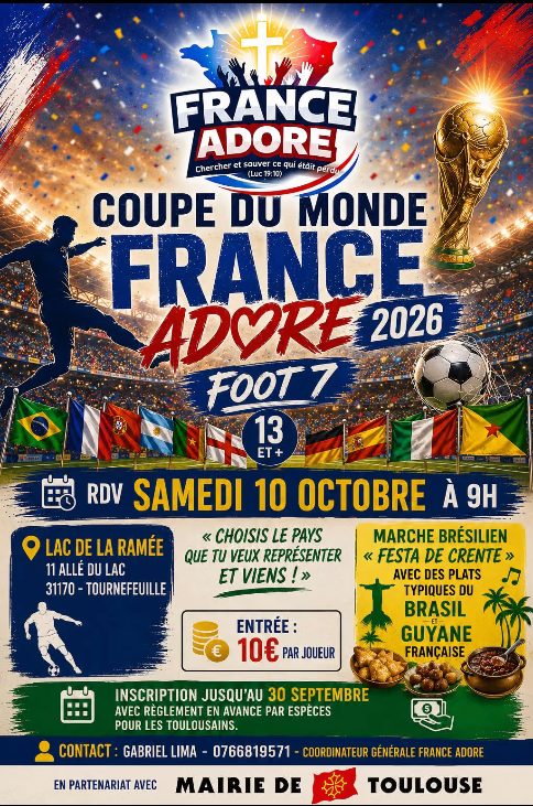 Coupe du Monde France Adore 2026 – Tournoi de Football