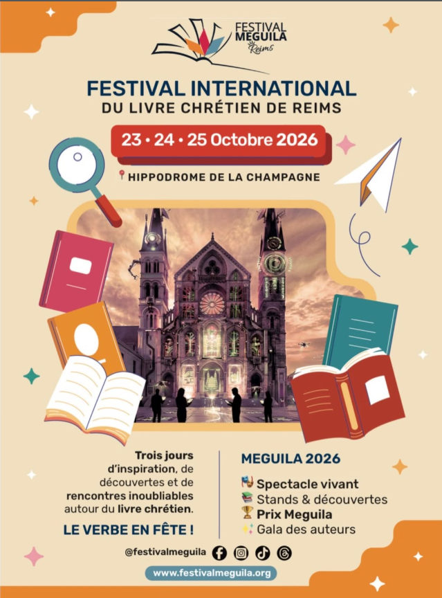 Festival international du livre chrétien de Reims – Meguila 2026